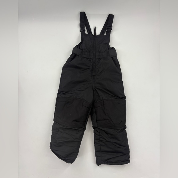 Black Snow Bib Overalls 3T - Picture 2 of 5
